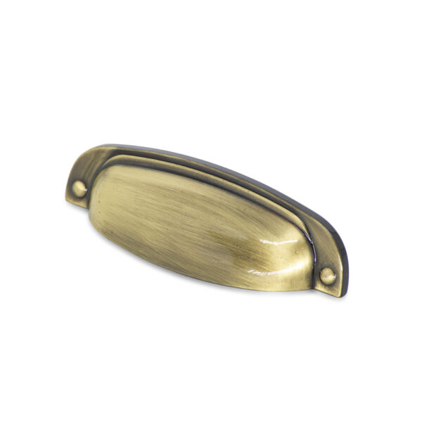 Puxador 2773 Quebec Ouro Velho Escovado 96mm