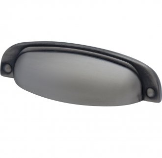 Puxador 2773 Quebec Prata Velho Escovado 96mm