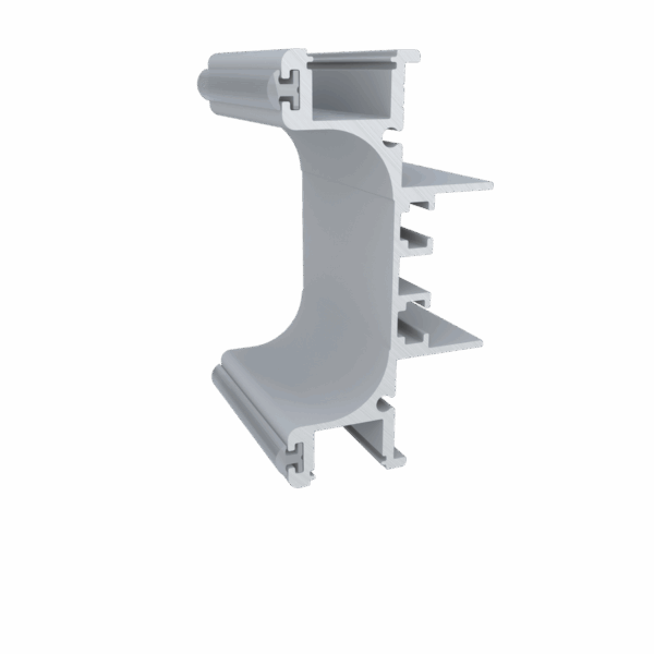 Perfil Puxador Cava Inox Polido  RM-248 c/ Baguete