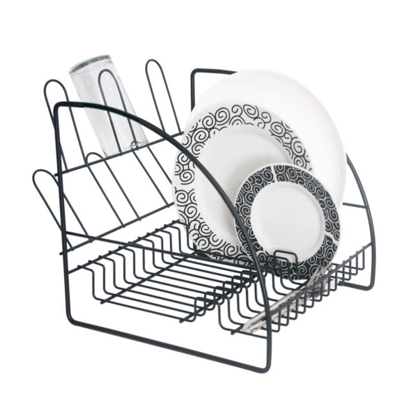 Escorredor Paris 12 Pratos Preto 2447 340x290x300mm