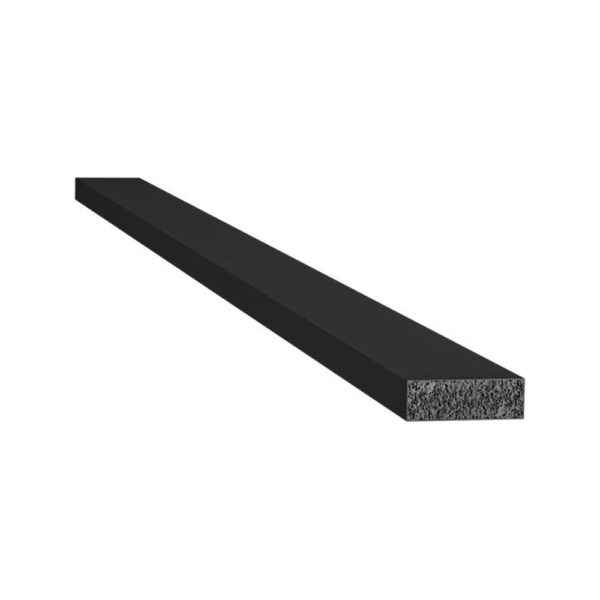 Filete de Poliestireno Preto – Caixa com 14 unid 2800x23,5x8mm (0,9212m2)