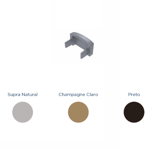 Ponteira Baixa PE-329 Perfiled  Cromo Acetinado p/ RM-329