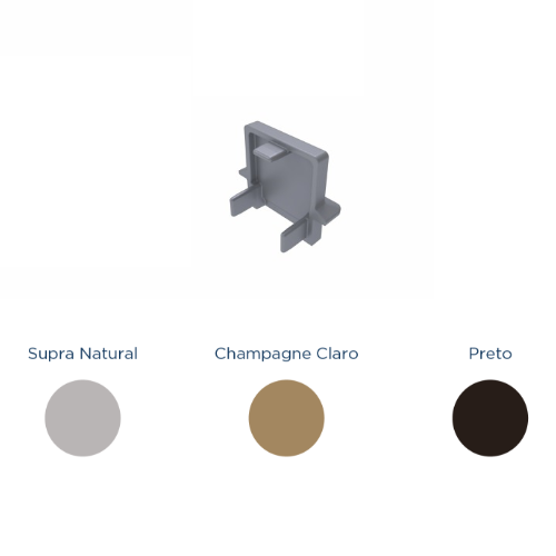 Ponteira Baixo PE-331 Perfiled Cromo Acetinado p/ RM-331