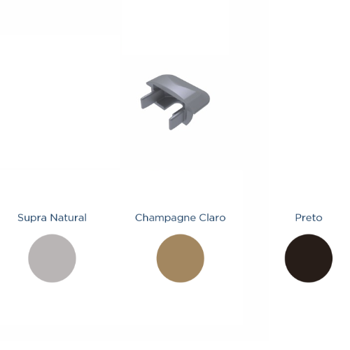 Ponteira Baixo PE-331 Perfiled Champagne Claro p/ RM-331