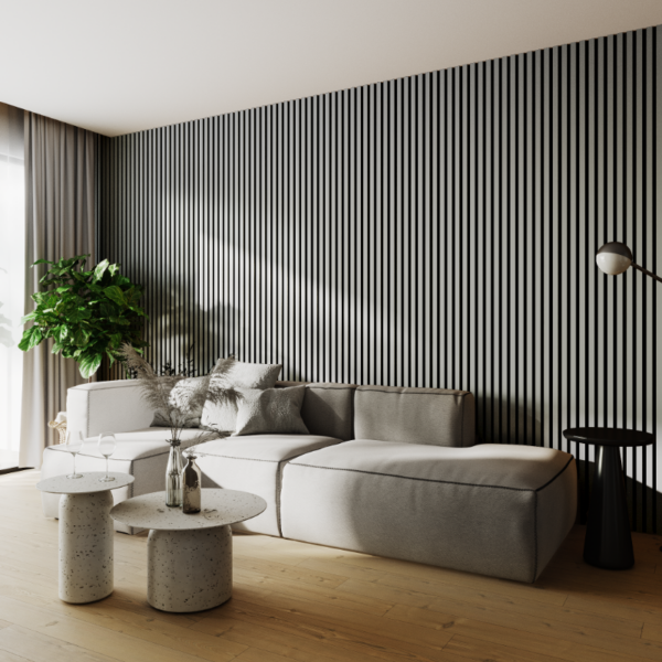 Painel Ripado Essence Gianduia STD 15mm Meia cx c/ 1.215m2