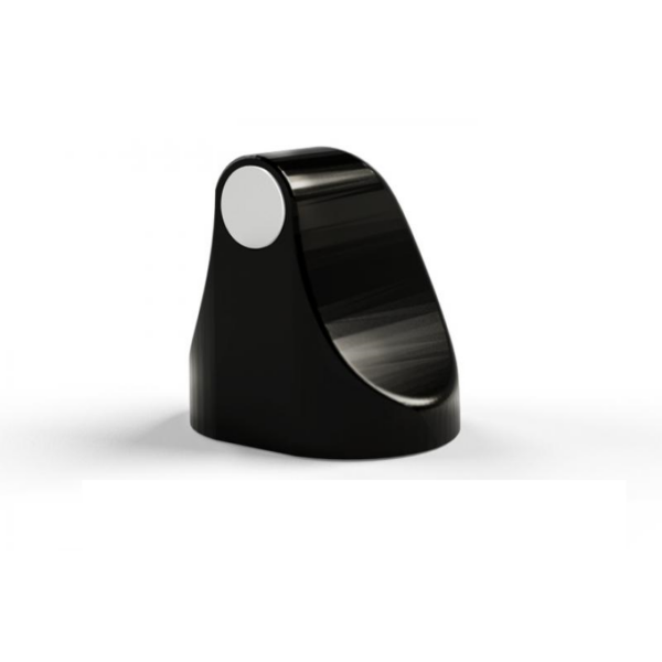 Trava Porta Magnetico - Preto Brilhante