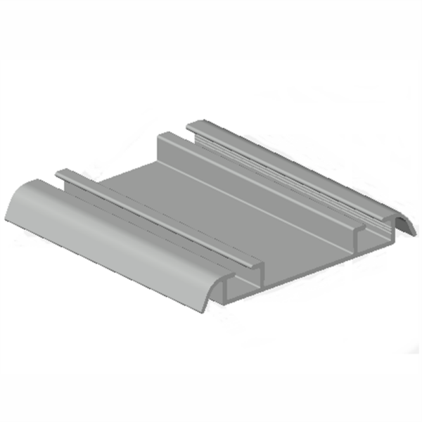 Trilho Inferior P/2P Champagne 18MM C/2M (SP014A)