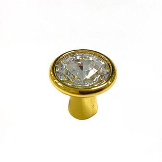 Puxador 2925 Calice Ponto Dourado