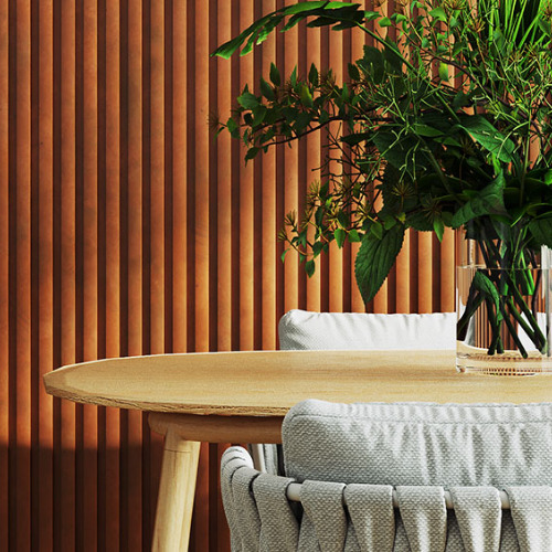 Ripado Flex Gold Concept Aco Corten Mdf 09mm CX c/ 0,945m2